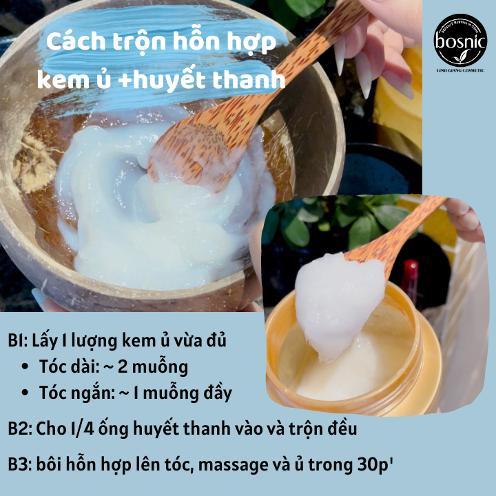 Huyết Thanh Keratin Phục Hồi Tóc Hư Tổn/ Tóc Nát Shining Plus BOSNIC 13ML