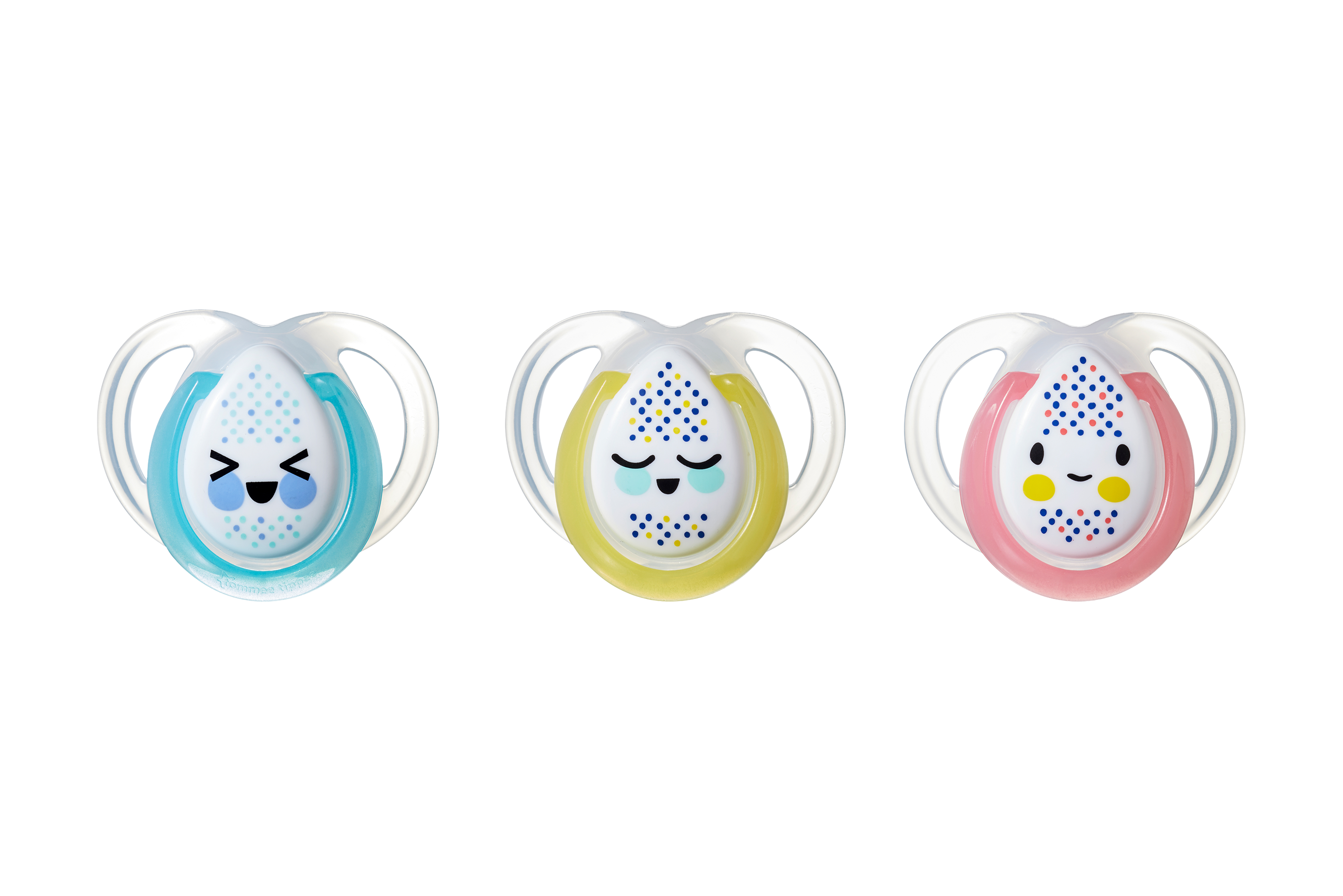 Ty ngậm dạ quang cho bé Tommee Tippee 0-6 tháng (vỉ 1 cái) - Night Time - Vàng