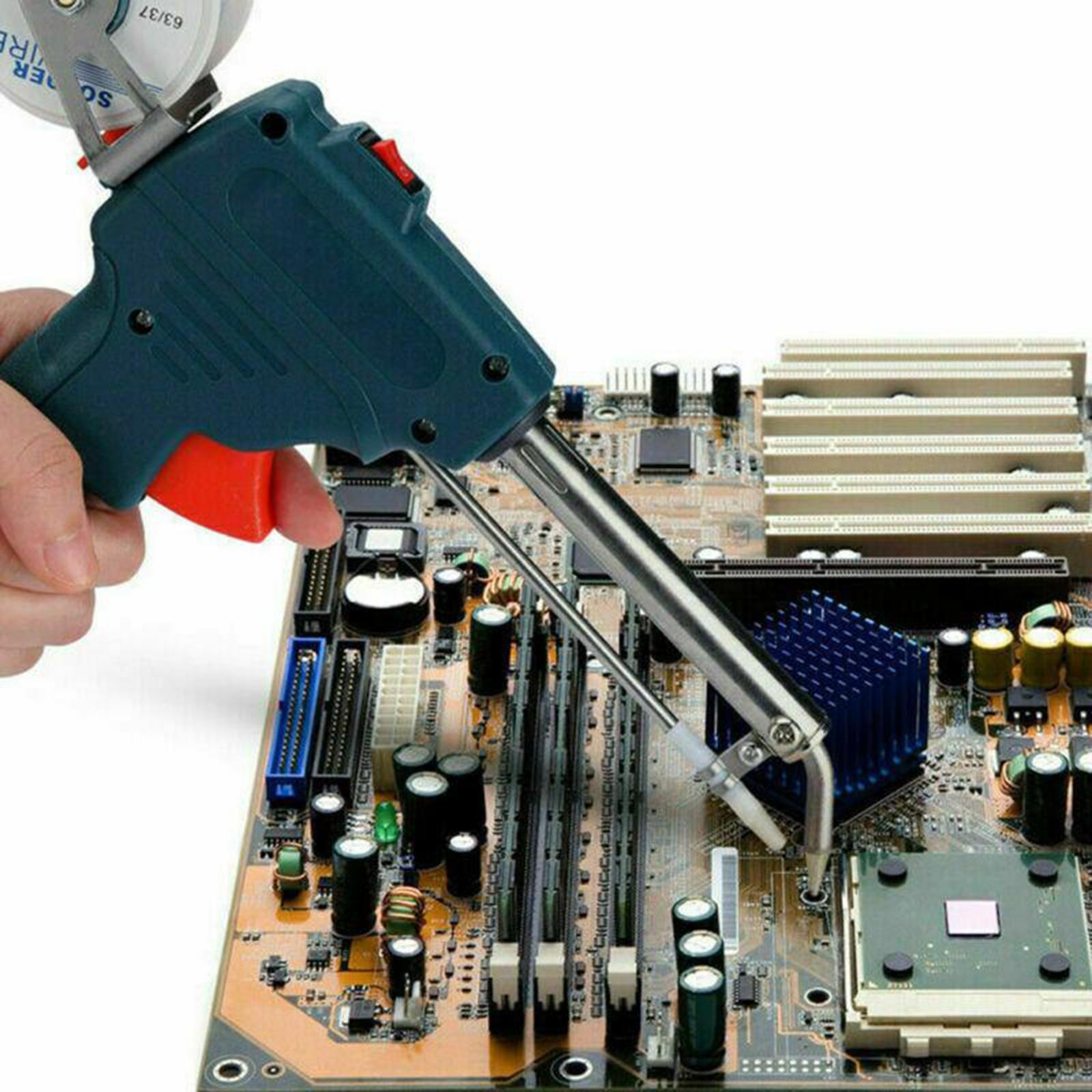 Auto Welding Electric Soldering Iron Temperature Solder Tool Kit 110v