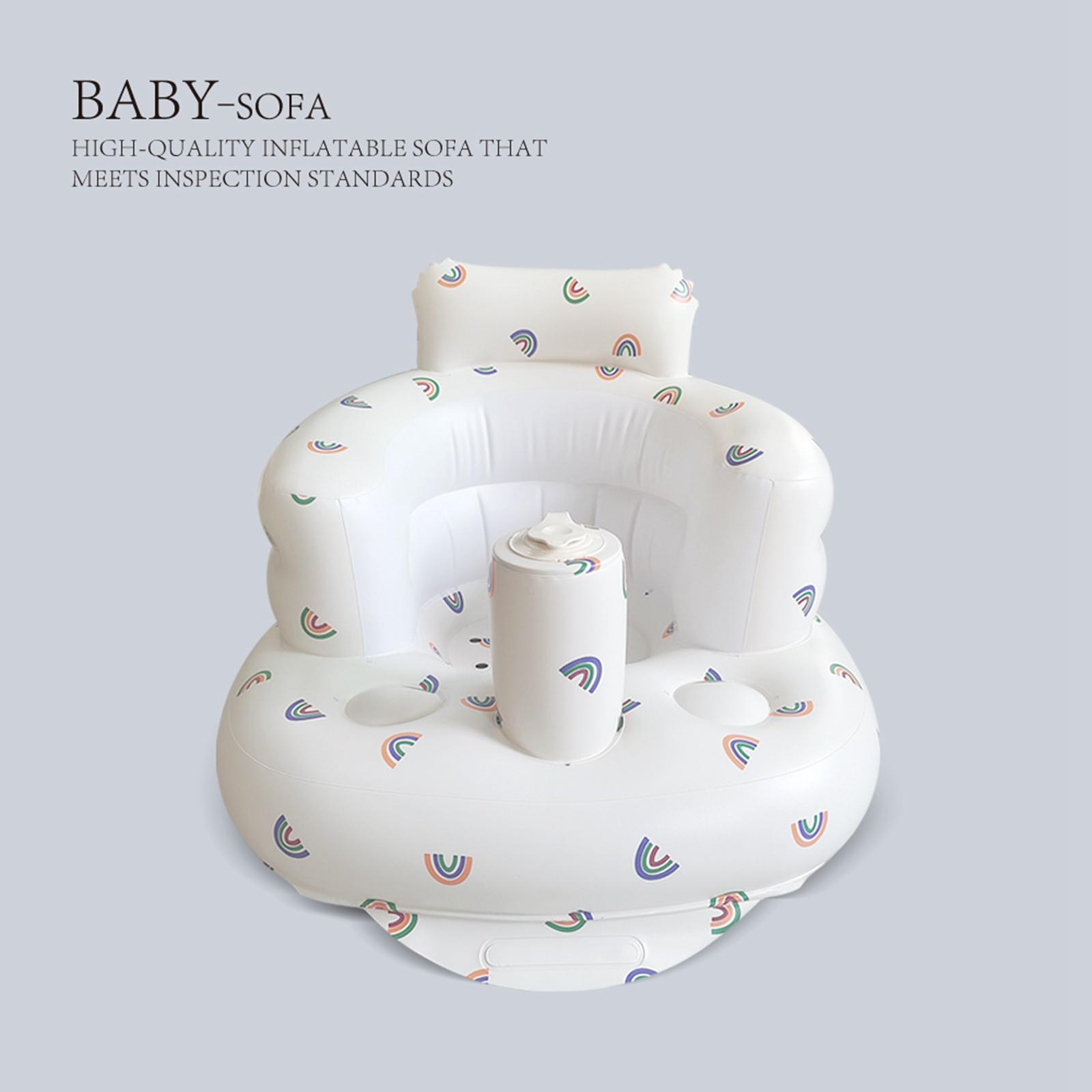 Baby Inflatable Seat Learning Sitting for Travel Pool Toys Babies 3