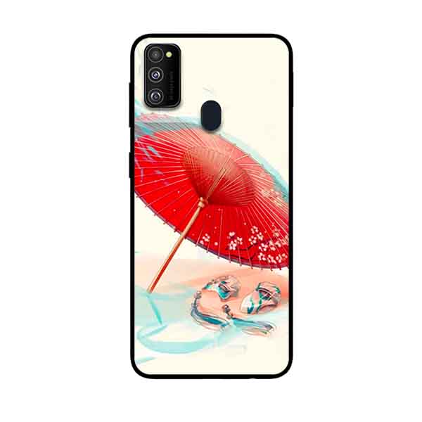 Ốp Lưng in cho Samsung Galaxy M30s Mẫu Ô Mùa Hè - Hàng Chính Hãng