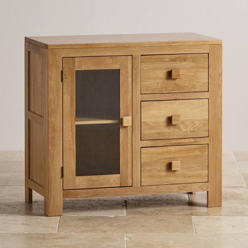Tủ Trữ Đồ Oakdale Cánh Kính Gỗ Sồi Ibie BSCDALGO