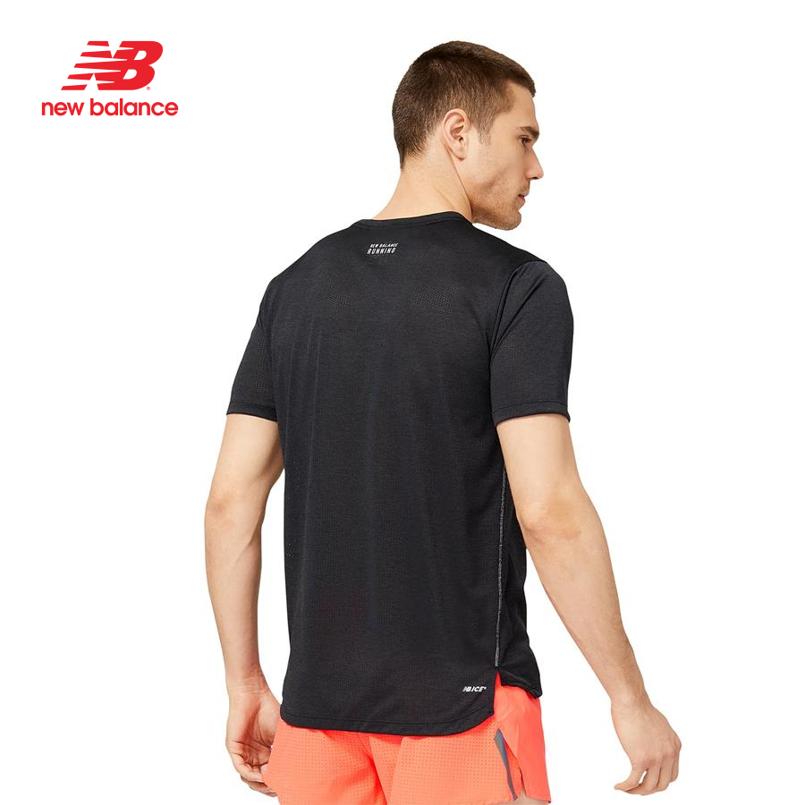 Áo thun thể thao nam New Balance NB APP RUNNING T-SHIRT M TRUE RED - AMT21277TRD (form châu á)