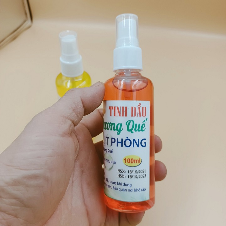 Combo 5 Chai Xịt Tinh Dầu Dung Tích 100 ML Thơm Phòng Đuổi Côn Trùng Hiệu Quả