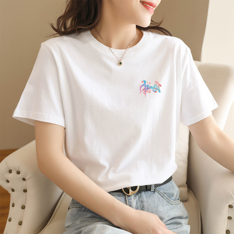 Áo thun nữ chất liệu cotton phong cách Hàn Quốc mã 7101.7102