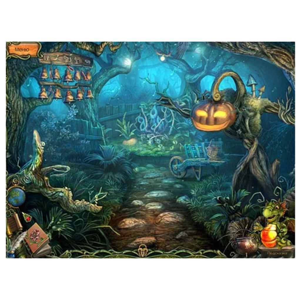 DIY  Handmade Full Drill Painting Halloween 30x40cm