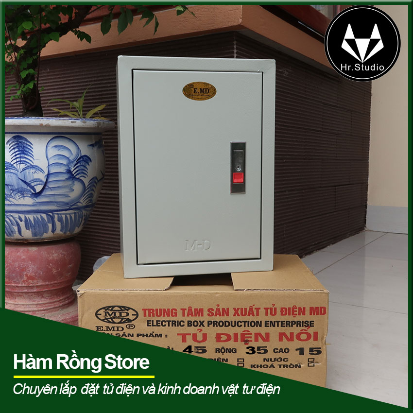 Vỏ tủ điện EMD sơn tĩnh điện màu xám dùng trong công nghiệp