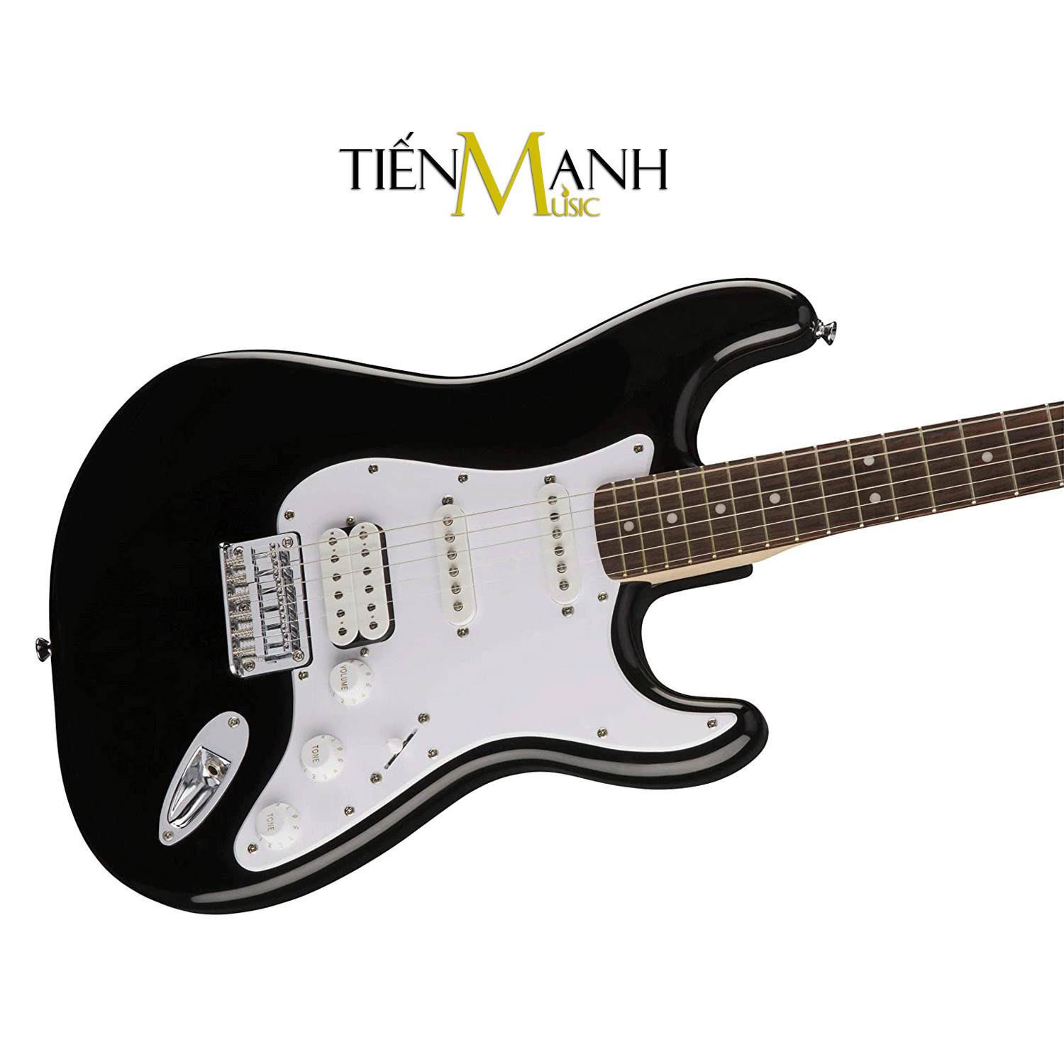 [Chính Hãng Mỹ] Đàn Guitar Điện Fender Squier Bullet Stratocaster HSS SQ STRAT - Black Electric - Kèm Móng Gẩy DreamMaker