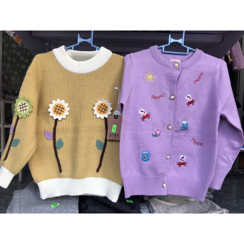 Áo len bé gái từ 1-7y