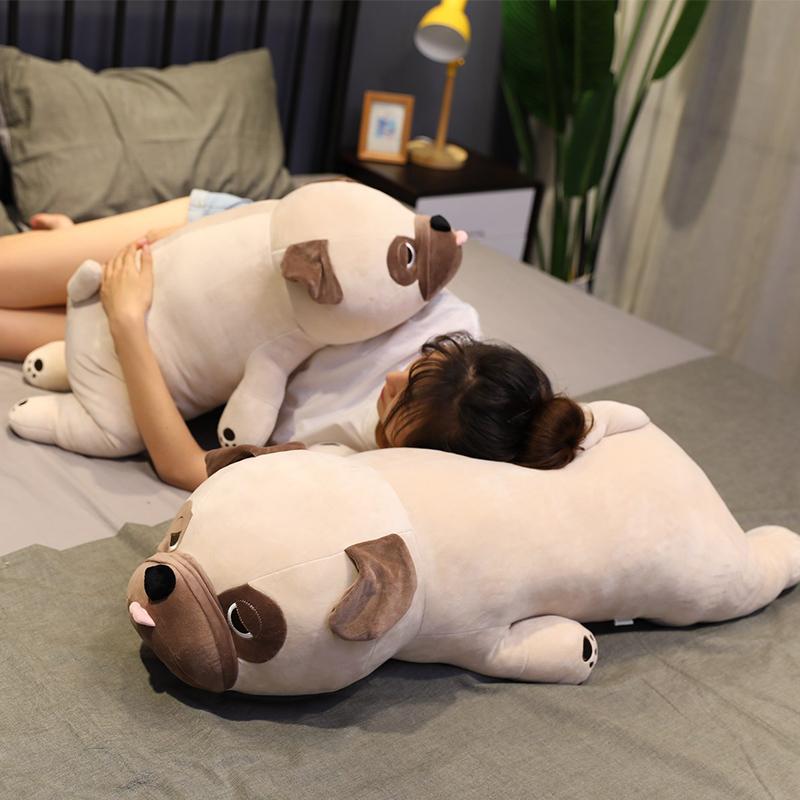Miễn Phí Vận Chuyển Sang Trọng Pug Đồ Chơi Nhồi Bông Sang Trọng Động Vật Shar Pei Mềm Búp Bê Chó Sang Trọng Đồ Chơi Gối Trẻ Em Đồ Chơi Quà Tặng Sinh Nhật dành Cho Người Bạn