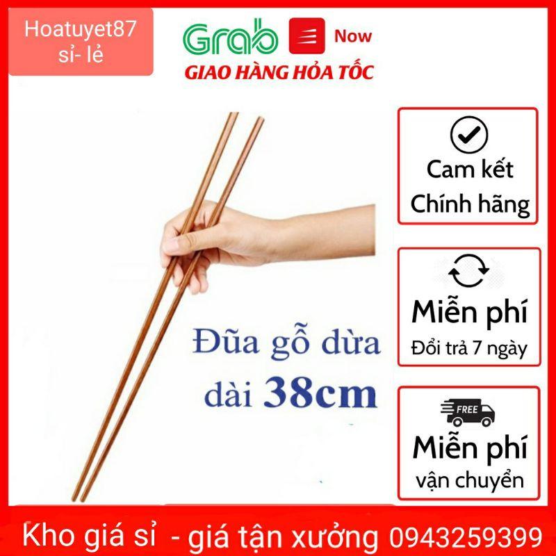 Đũa Gỗ Sào Nấu Cao Cấp Dài 40cm