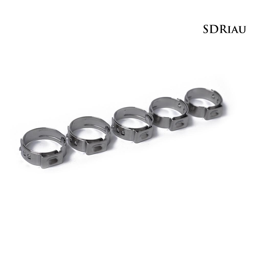 Set 10 Kẹp Ống Nhiên Liệu Bằng Thép Không Gỉ Chất Lượng Cao