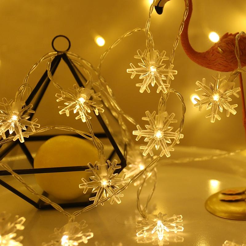 Đèn Nháy Bông Tuyết- Đèn Led Bông Tuyết Trang Trí Tết, Giáng Sinh, Noel
