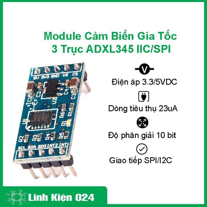 Module Cảm Biến Gia Tốc 3 Trục ADXL345 IIC/SPI