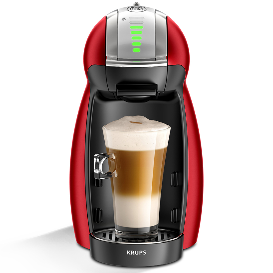 Máy Pha Cà Phê Viên Nén Nescafe Dolce Gusto - Genio 2 Red Metal - Hàng chính hãng