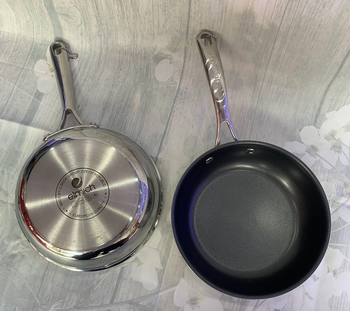 Chảo chống dính inox cao cấp 2 lớp đáy liền Tri-max size 20cm mã 3737