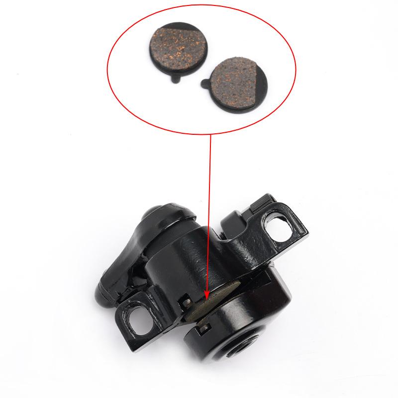 Phanh đĩa cơ học cho Kugoo M4 Sổ xe điện phía trước và Đĩa phía sau Rôto bên phải bao gồm miếng phanh Color: Brake adapter