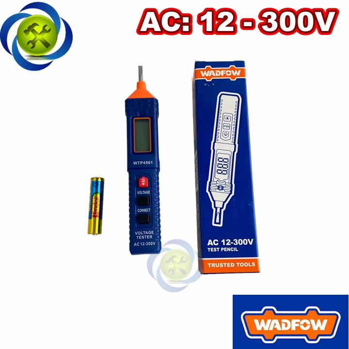 Bút thử điện 12V-250V WADFOW WTP4501 màn hình hiển thị số
