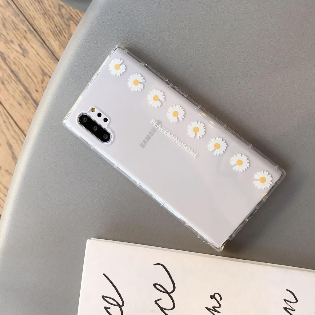 Ốp lưng dẻo hoa cúc Cho Dòng samsung galaxy Note 10 plus / Note 10 / S10+ / S10 / NOTE 9 / NOTE 8 / S9+ / S8+