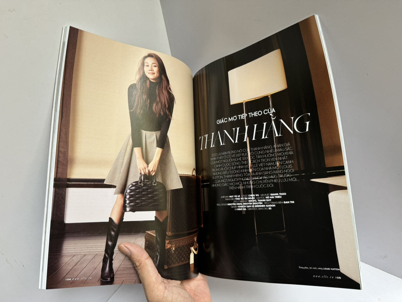 TẠP CHÍ PHÁI ĐẸP ELLE THÁNG 10/2023 - Thanh Hằng