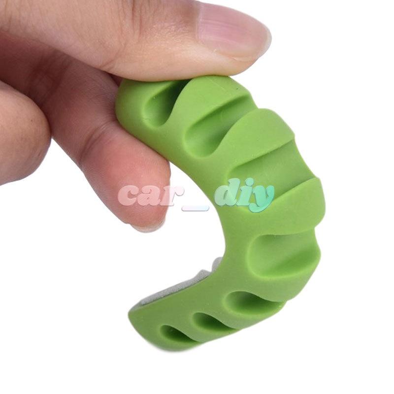1 Đế Giữ Dây Cáp Sạc/Tai Nghe/ Dây Cáp USB 7 Lỗ Bằng Silicon Tiện Dụng