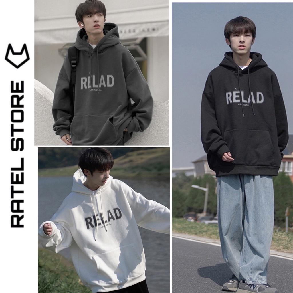 Áo Hoodie Nỉ Bông Nam Nữ RELAD Ulzzang Unisex Form Rộng