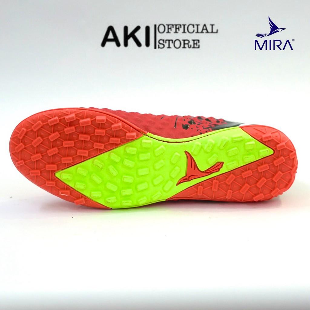 Giày đá bóng cỏ nhân tạo Mira Lux 20 Đỏ thể thao nam chính hãng phong cách - LU003