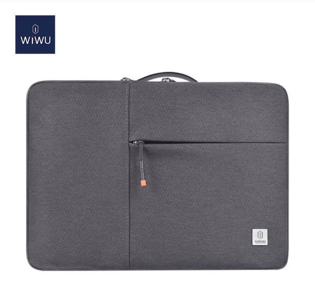 Túi Xách Dọc Và Xách Ngang Wiwu Alpha Slim Sleeve Dành Cho Laptop, Macbook, Ipad Chất Liệu Vải Sợi Nylon Cao Cấp - Hàng Chính Hãng