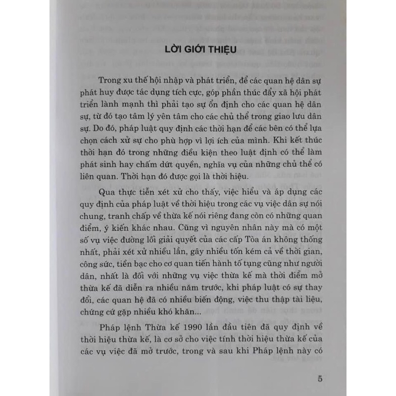 Sách - Thời hiệu, thừa kế và thực tiễn xét xử ( Tái bản lần thứ nhất, có sửa đổi, bổ sung)