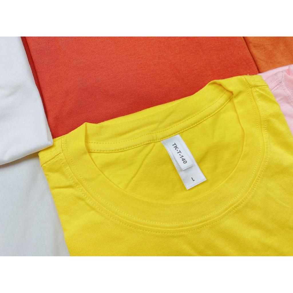 Áo Thun Trơn Tay Lỡ Cotton 100% TK140, Form Rộng Oversize Bigsize Cho Cả Nam và Nữ, Nhiều Size Nhiều Màu, Ken T-Shirt