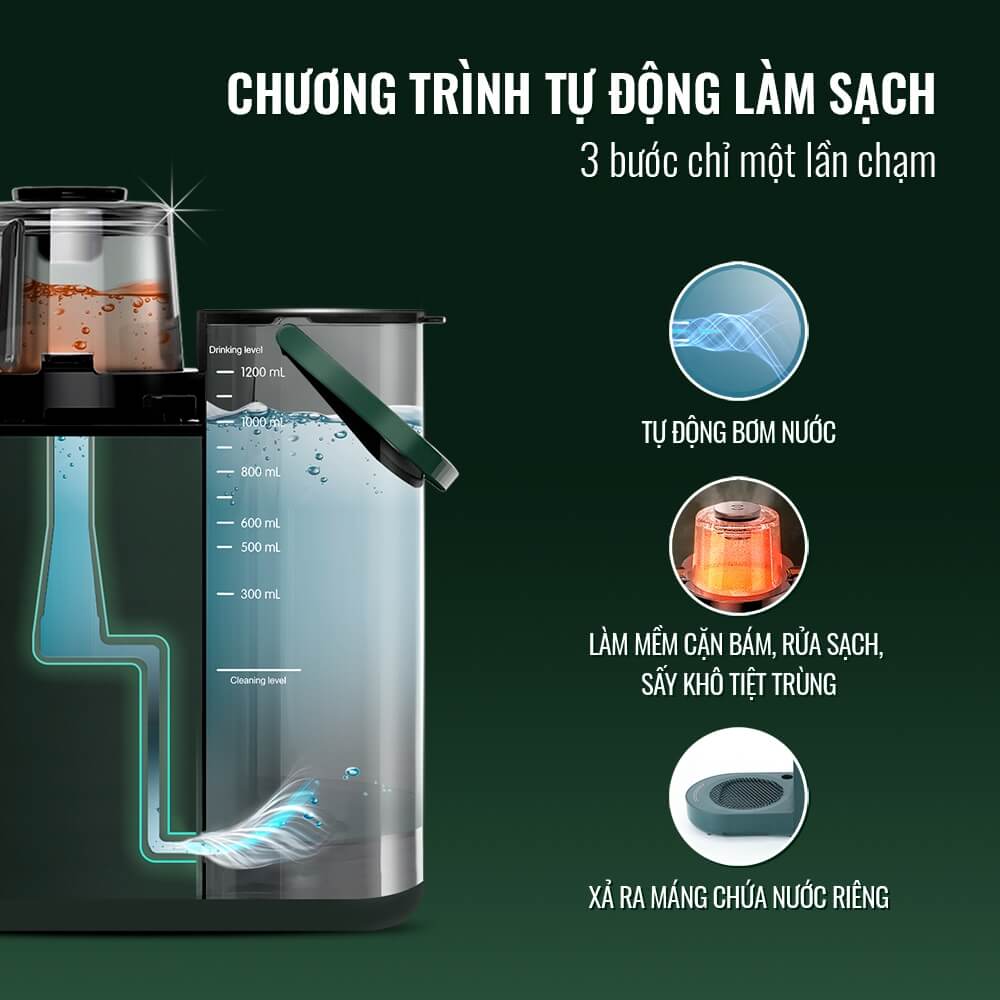 Máy xay nấu đa năng 6 trong 1 Elmich BLE-3901, Hàng chính hãng, 6 chương trình nấu, Gia nhiệt 3D bằng hơi nước - JoyMall