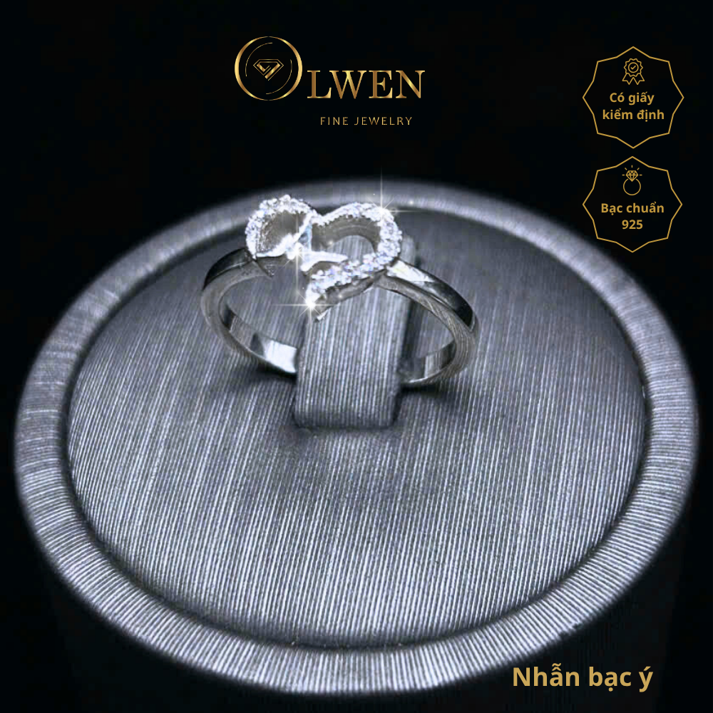 NHẪN BẠC Ý OLWEN FINE JEWELRY - NM61