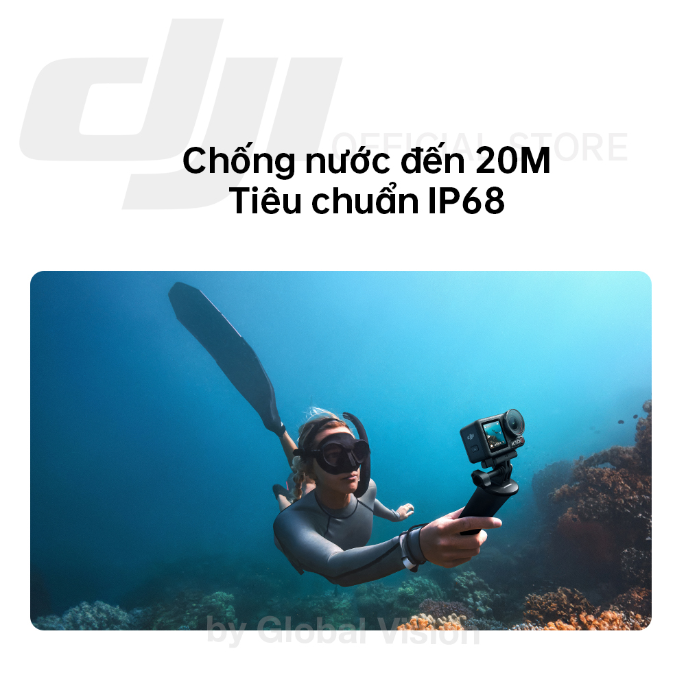 Camera hành động DJI Osmo Action 5 Pro máy quay hành trình 4K 120fps, chế độ màu HLG, quay đêm rõ nét  (DJI OA 5 Pro) - Hàng chính hãng
