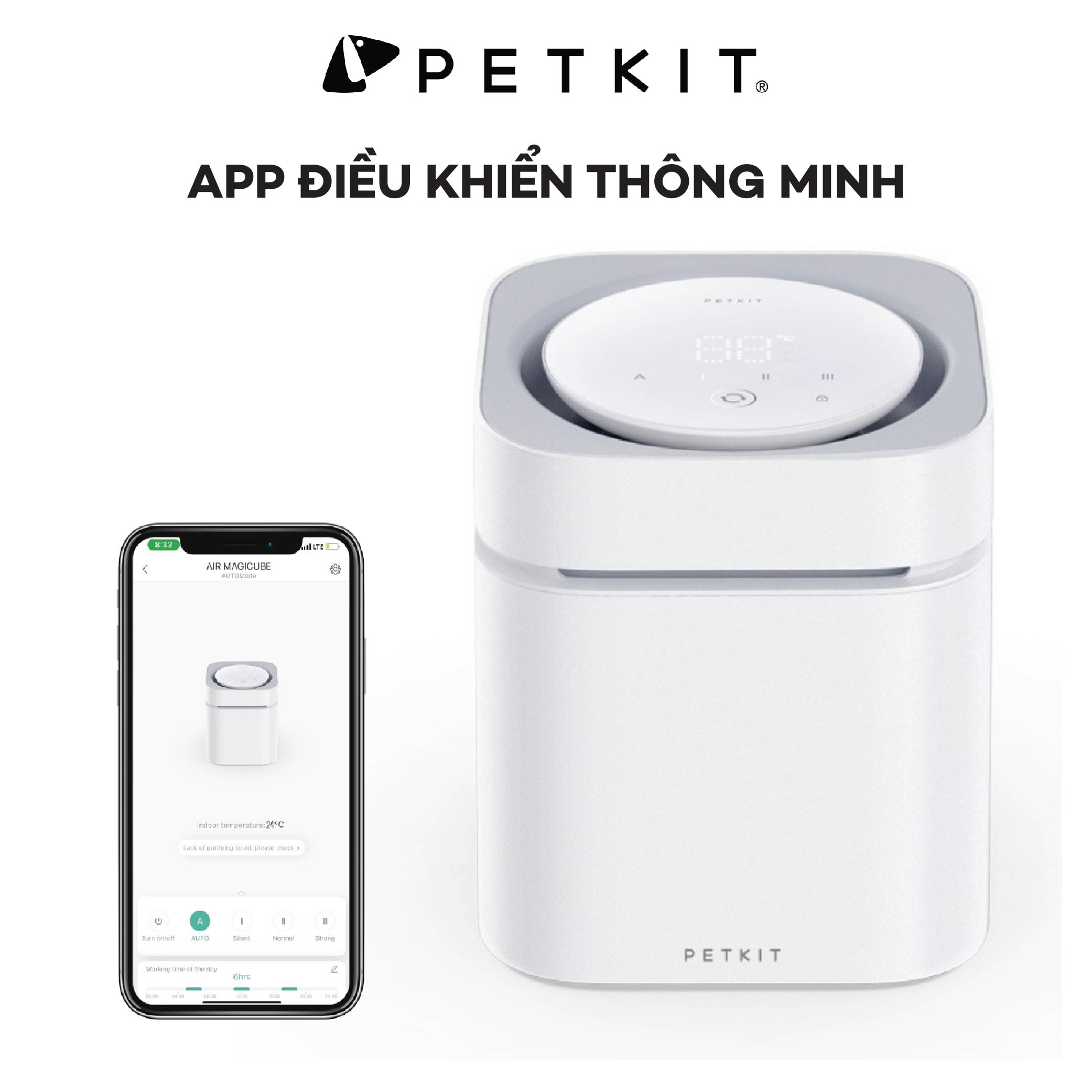 Máy Khử Mùi Diệt Khuẩn Petkit Air Magicube