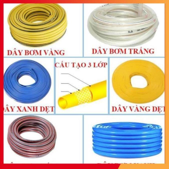 Bộ dây và vòi xịt tăng áp lực nước,rửa xe, tưới cây 15m (cút nhựa nối đồng nhựa) 206843