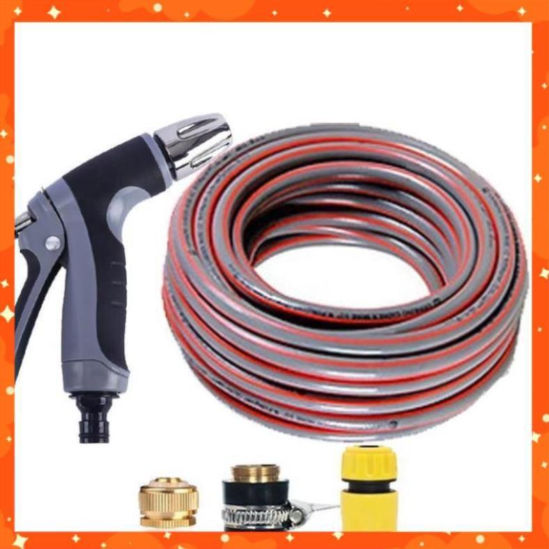 Bộ dây và vòi xịt rửa xe tưới cây tăng áp 15M 206817