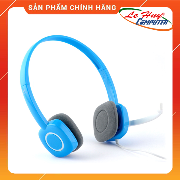 Tai nghe chụp tai Logitech H150 - 2 jack 3.5mm, Mic khử giảm tiếng ồn, âm thanh nổi - Hàng chính hãng