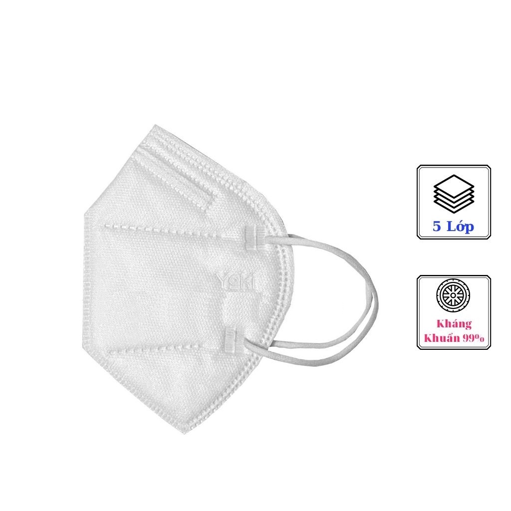 10 Khẩu Trang KN95 + Cấu Trúc 5 Lớp Kháng Khuẩn Chống Bụi Mịn PM2.5, An Toàn - TakyHome 7795