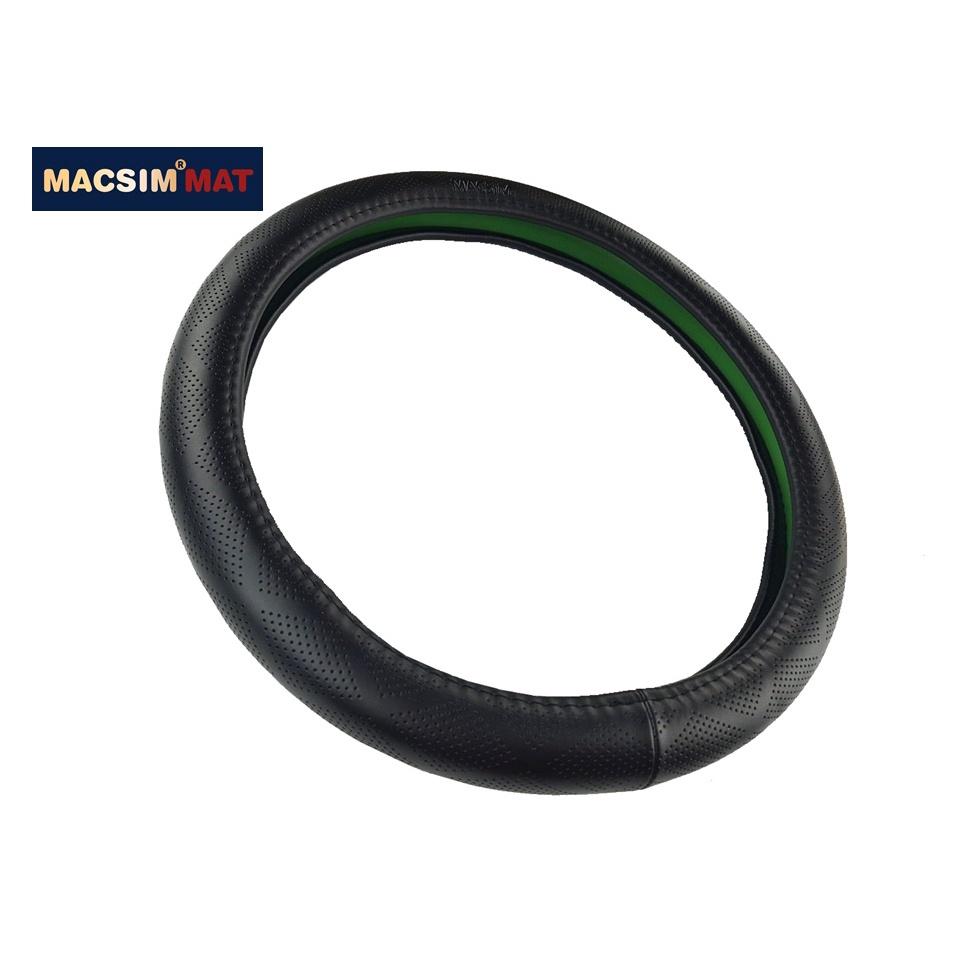 Bọc vô lăng cao cấp Acura  chất liệu da thật 100%, khâu tay thủ công size M - nhãn hiệu Macsim mã L632