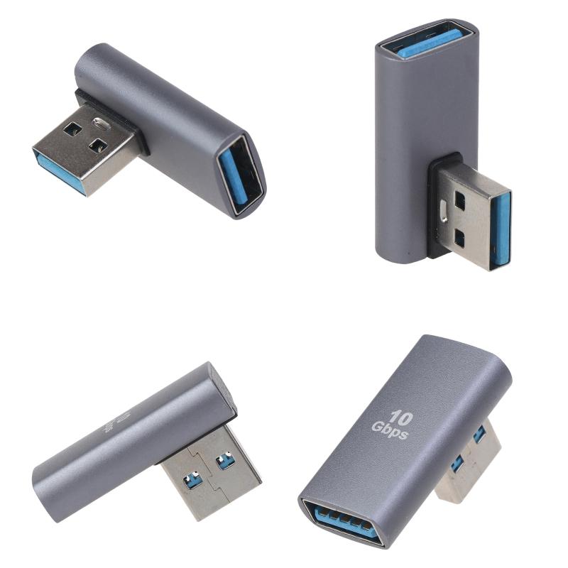 Bộ Chuyển Đổi USB Sang USB 90 Độ Góc Phải USB 3.0 Nam Sang USB Nữ Cho Laptop