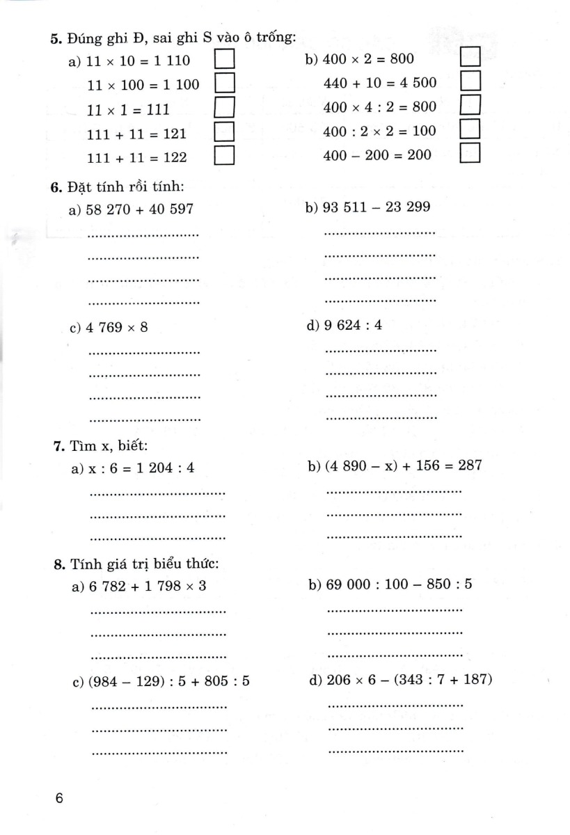 Kĩ Năng Giải Toán 4  _HA