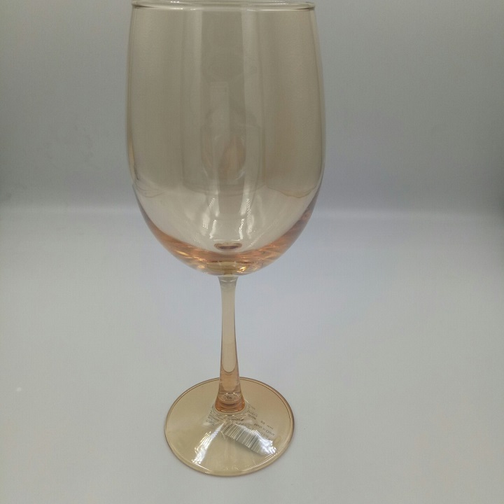 Bô 6 Ly Vang Thủy Tinh Pha Lê Vàng Dung Tích 465 ML Cao Cấp