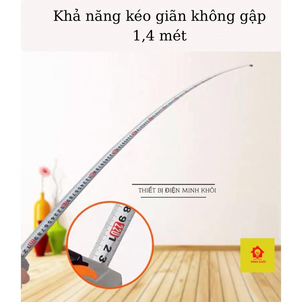 Thước Cuộn Thép dài 5 mét, thước dây khoá tự động chống va đập