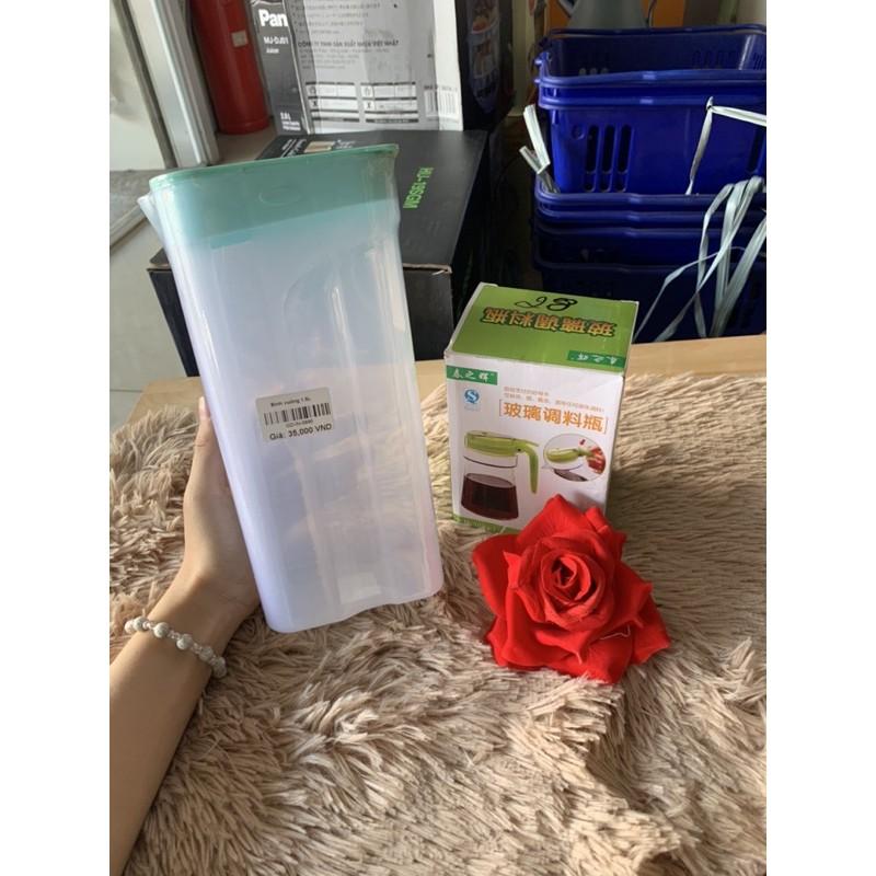 Bình nhựa vuông 1.5l