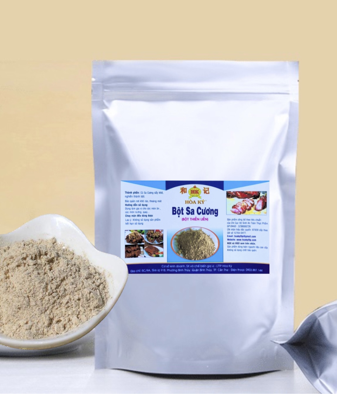 Bột sa cương 100gr Hoà Ký dùng ướp các món nướng