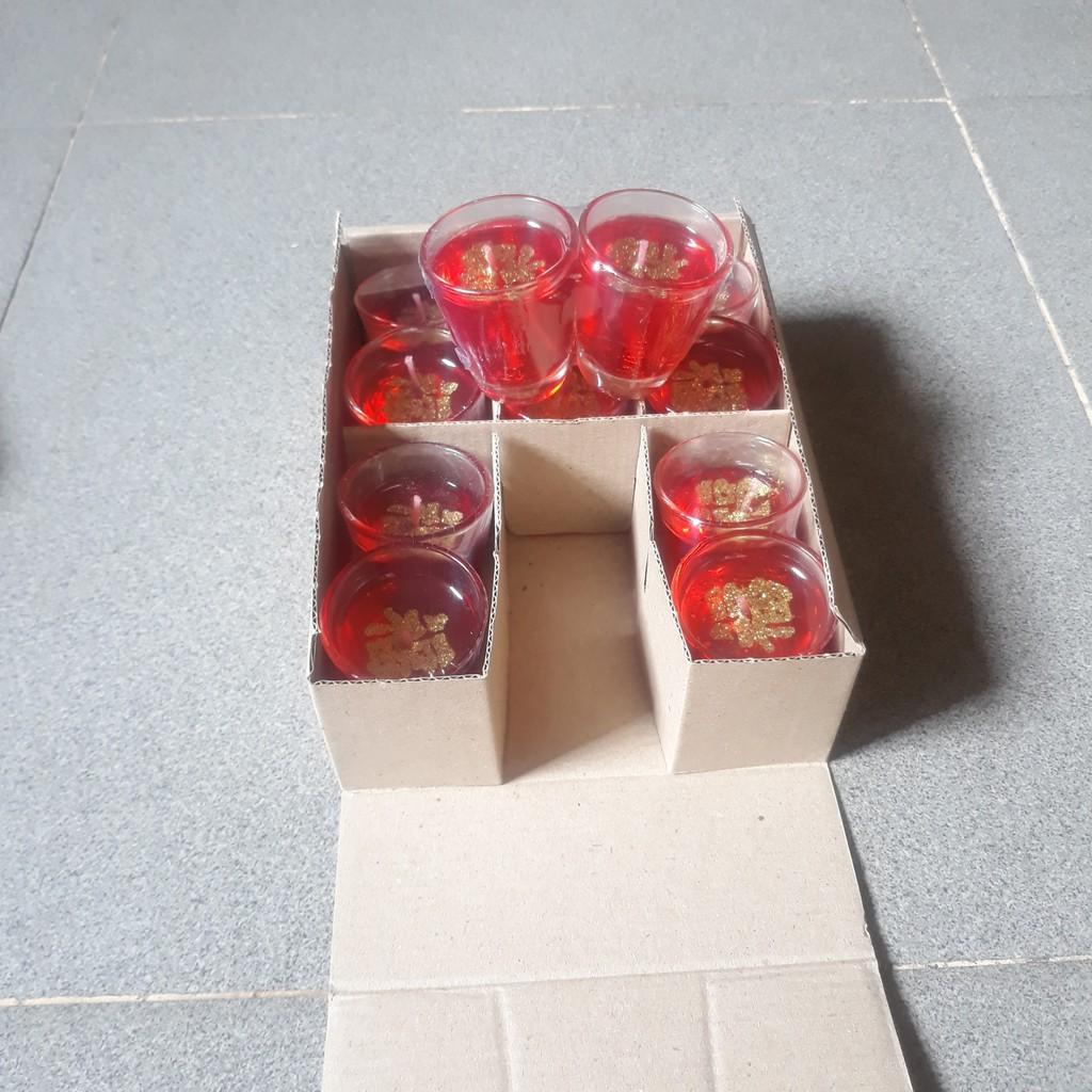 Đèn Cầy Ly Rượu Bầu - Hàng Mã Thiên Lộc