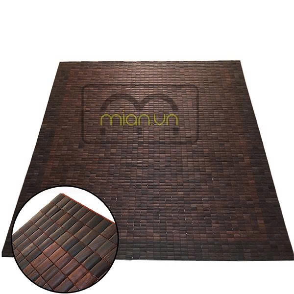 Chiếu Gỗ Trắc Miếng Cao Cấp - Kích Thước 1,6mx2m ( video , hình thật )