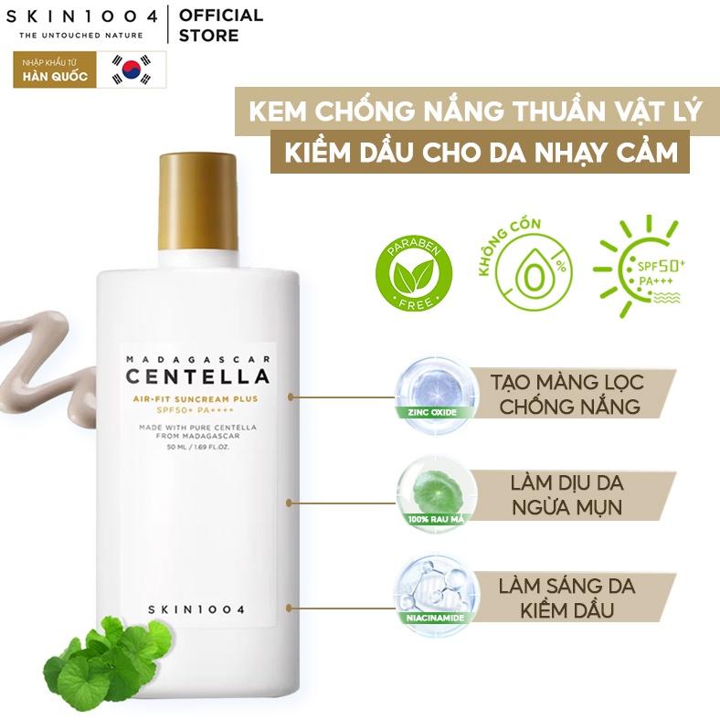 Kem chống nắng Skin1004 Madagascar Centella Air-Fit Suncream Plus Hàn Quốc 50ml