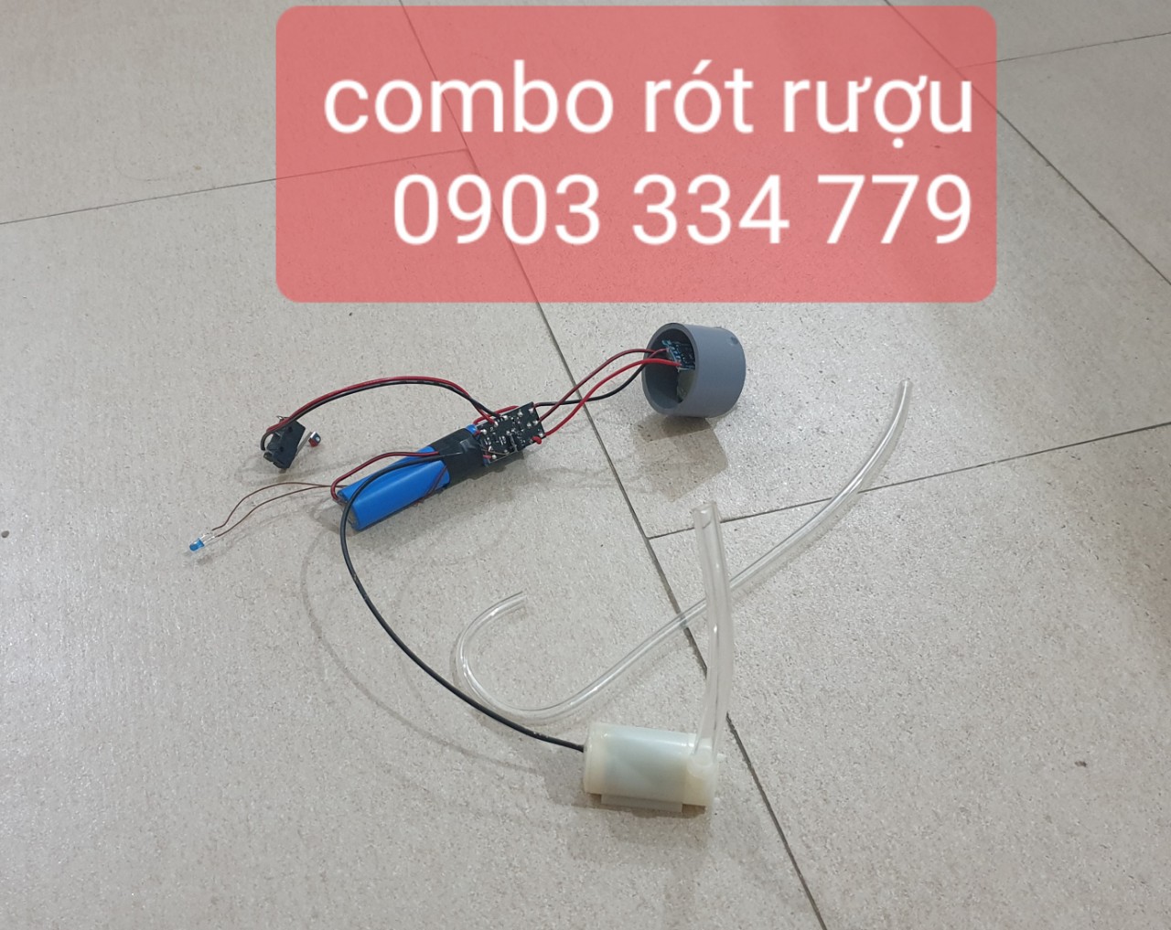 combo mạch máy rót ruou tự động ráp sẵn