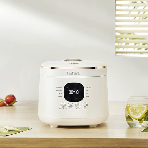 Nồi cơm điện tử Tefal Rice Mate Mini 0.7 lít RK515168 - Hàng chính hãng